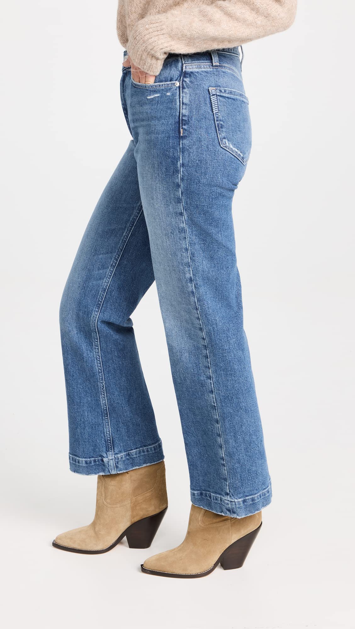 PAIGE Women's High-Rise Ankle Jeans - Slim Fit Stretch Denim Pants for Casual & Work Wear | Perfect for Everyday Outfits & Office Looks