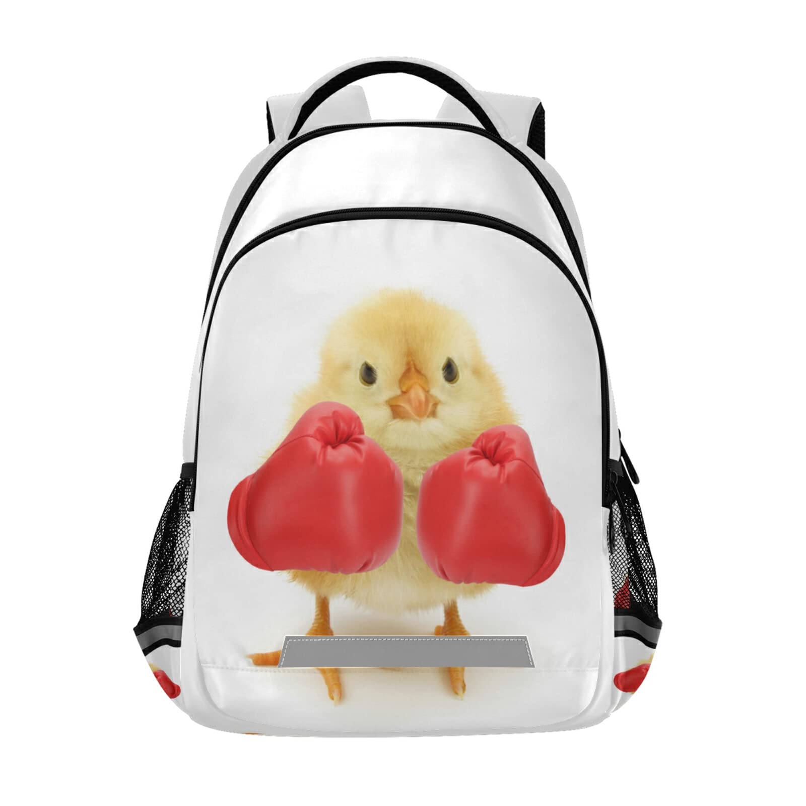 Funny Chicken Yellow Animal Backpack - Cute School & College Laptop Daypack for Women & Men | Perfect for Casual Use, Travel & Daily Commute