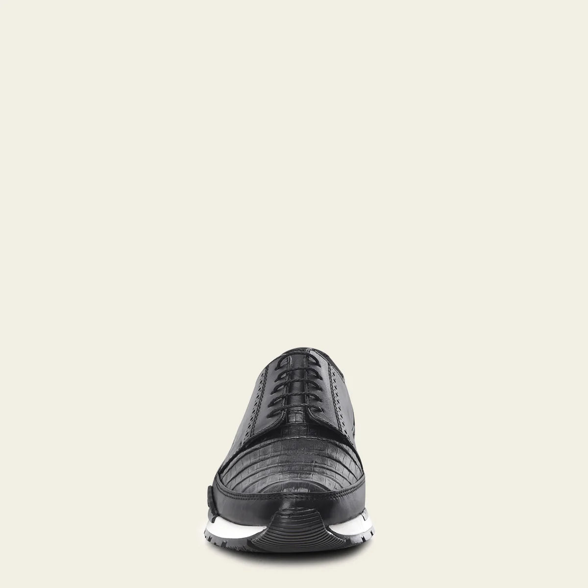 127CWTM Men's Cuadra Black Casual Fashion Caiman Derby Sneakers - Stylish & Comfortable for Everyday Wear, Work & Outdoor Activities