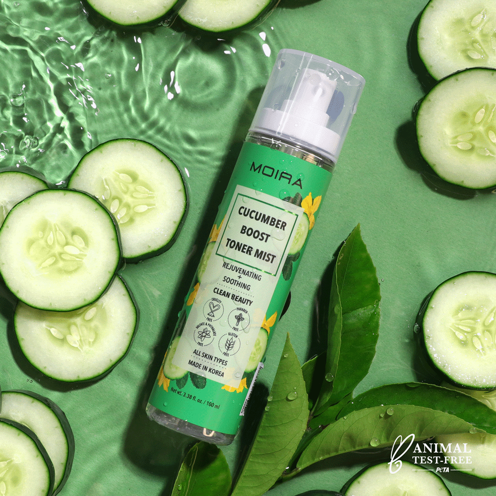 Cucumber Boost Hydrating Toner Mist - Refreshing Facial Spray for Dry & Sensitive Skin - Perfect for Daily Skincare & On-the-Go Hydration