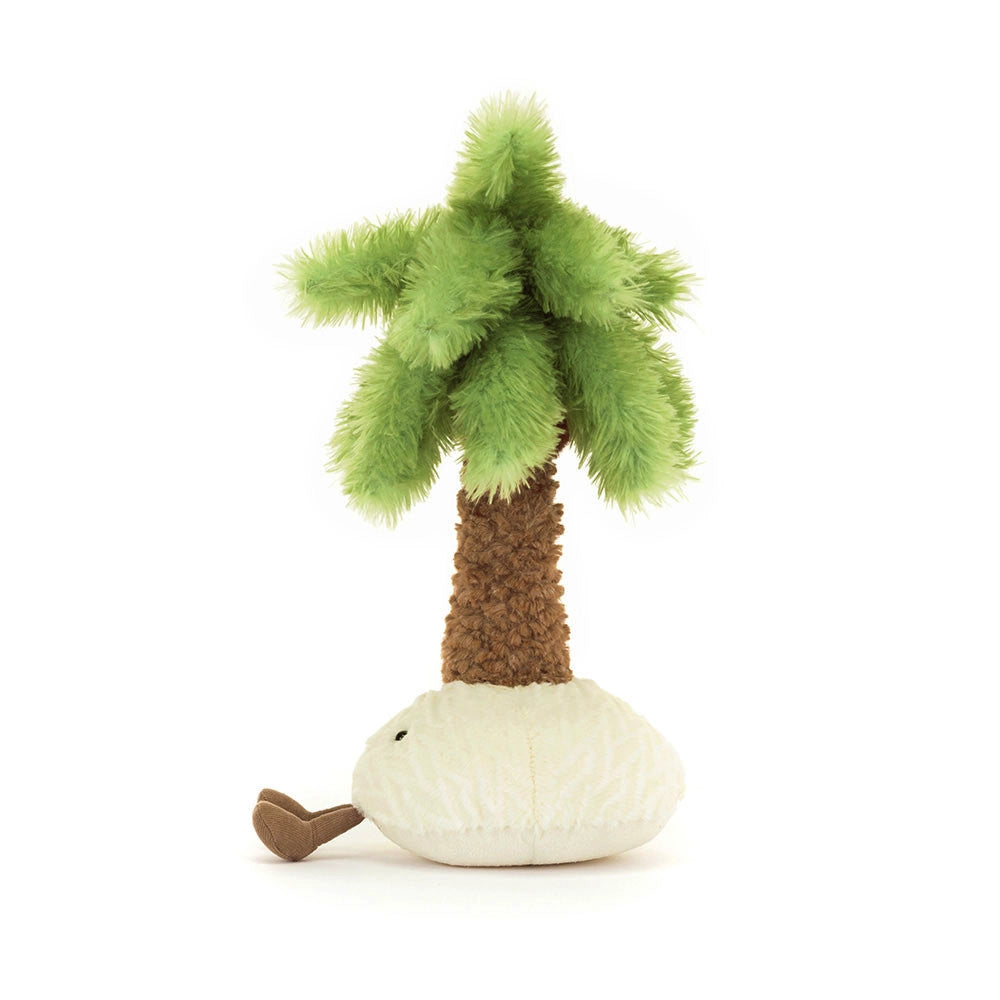 Jellycat Amuseable Pammie Palm Tree Plush Toy - Soft & Cuddly Stuffed Animal for Kids & Adults - Perfect for Nursery Decor, Gifts, and Travel Companions