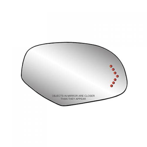 GO-PARTS Replacement Outside Rear View Mirror Glass for 2007-2014 Chevy Suburban 1500 (Right/Passenger Side) - Compatible with GM1325138 & 15886196 - Perfect for DIY Auto Repair & Safe Driving