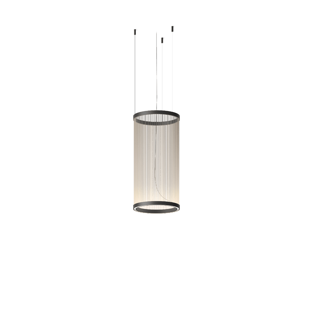 Aeris Modern Mesh Pendant Light Fixture - Industrial Style Hanging Lamp for Kitchen Island, Dining Room & Bedroom Decor