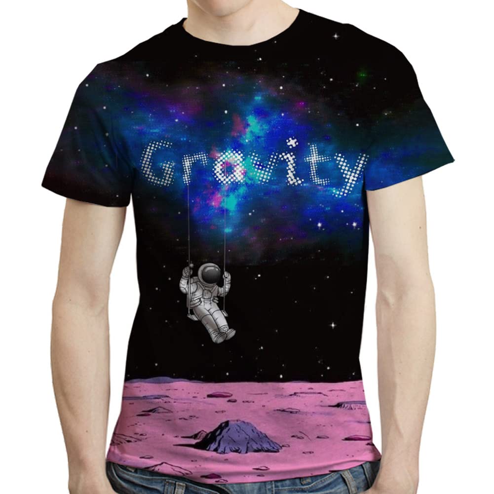 3D Printed Graphic T-Shirt for Men - Comfortable Cotton Tee with Unique Designs (Sizes S-3XL) - Perfect for Casual Wear, Street Style & Everyday Outfits