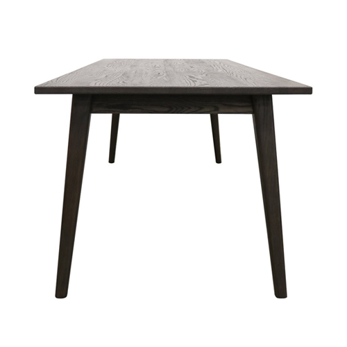 Vicchy 180cm Deep Brown Dining Table - Perfect for Family Gatherings, Dinner Parties & Modern Home Decor