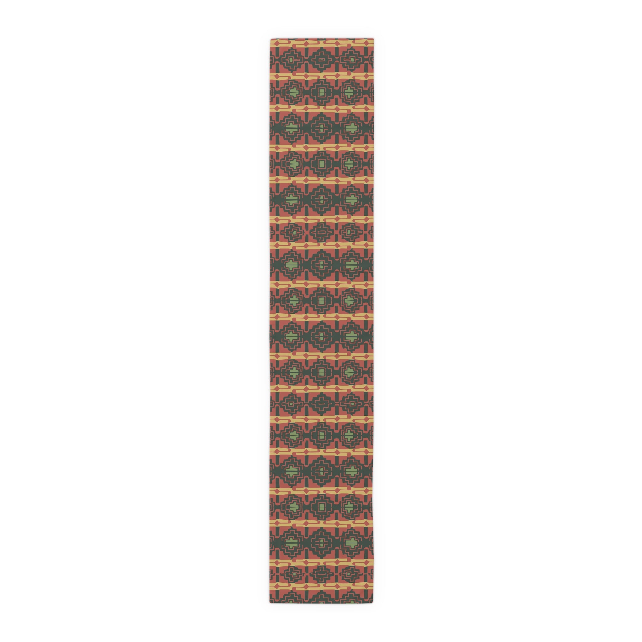 Southwestern Table Runner - Cotton & Poly Blend Mohave Pass Print - 2 Sizes (12x72 & 16x90) - Perfect for Dining Tables, Buffets, and Kitchen Counter Decor