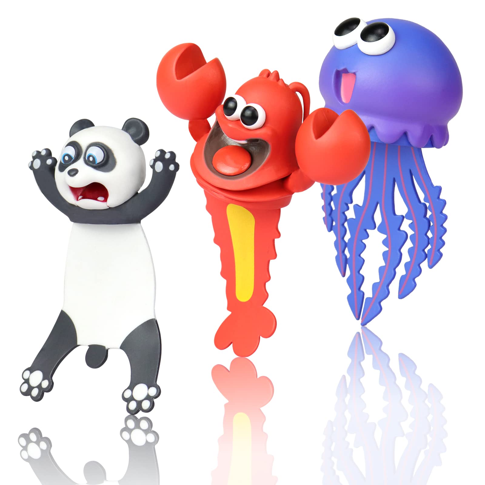 3D Animal Bookmarks for Kids & Book Lovers - Unique Fun Book Accessories for Reading, Gifts & School Supplies | Perfect for Book Clubs, Classroom Rewards & Reading Motivation
