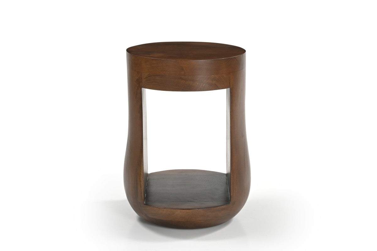 Stylish Walnut Accent Table - Perfect for Living Room, Bedroom & Office Decor | Solid Wood Side Table with Elegant Design