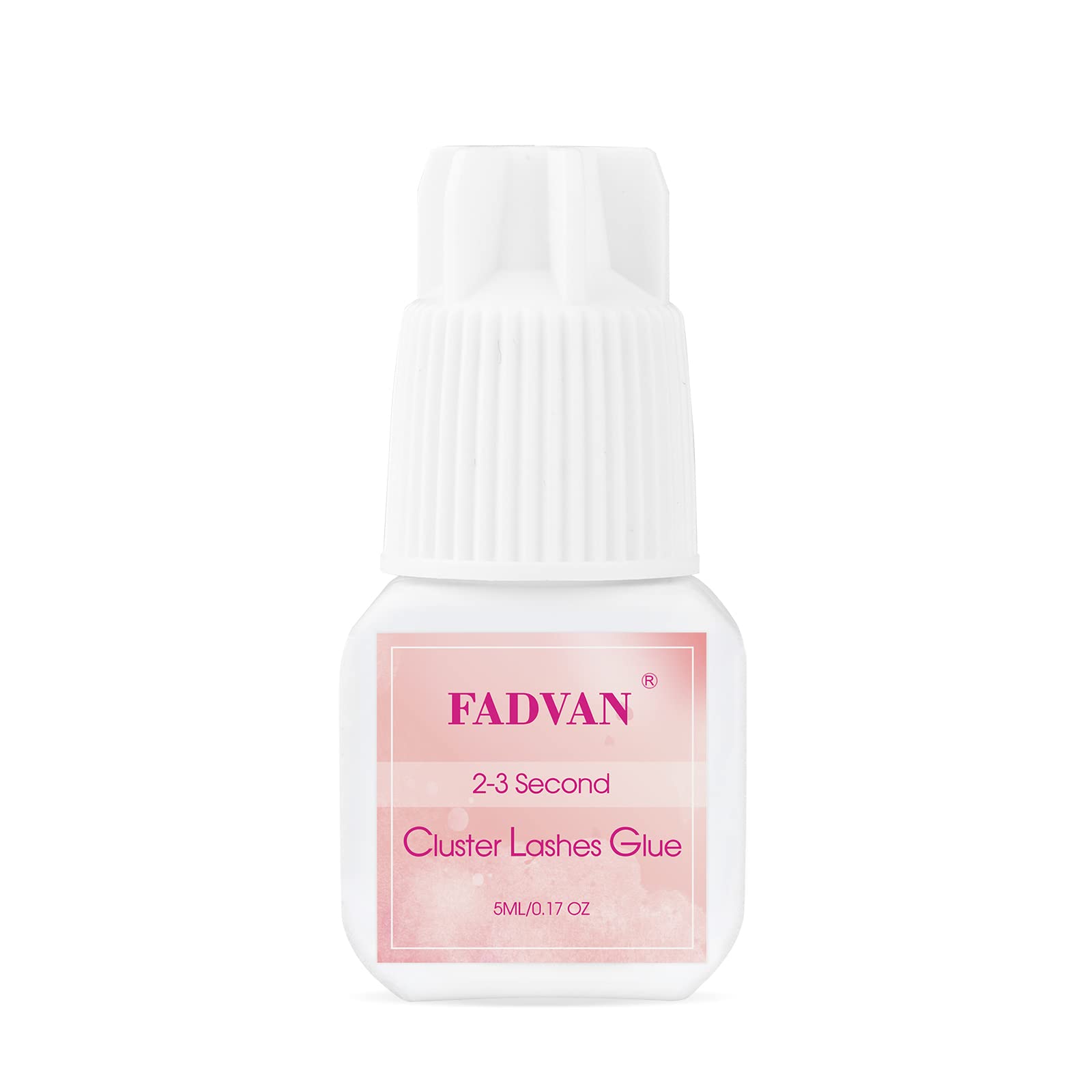FADVAN Black Individual Cluster Lash Extension Glue - Sensitive Eyelash Adhesive for Long Lasting Wear | No Fume, No Irritation, Waterproof Formula | Perfect for Self Application & Personal Use | Ideal for Daily Wear, Special Occasions & Professional Lash Artists