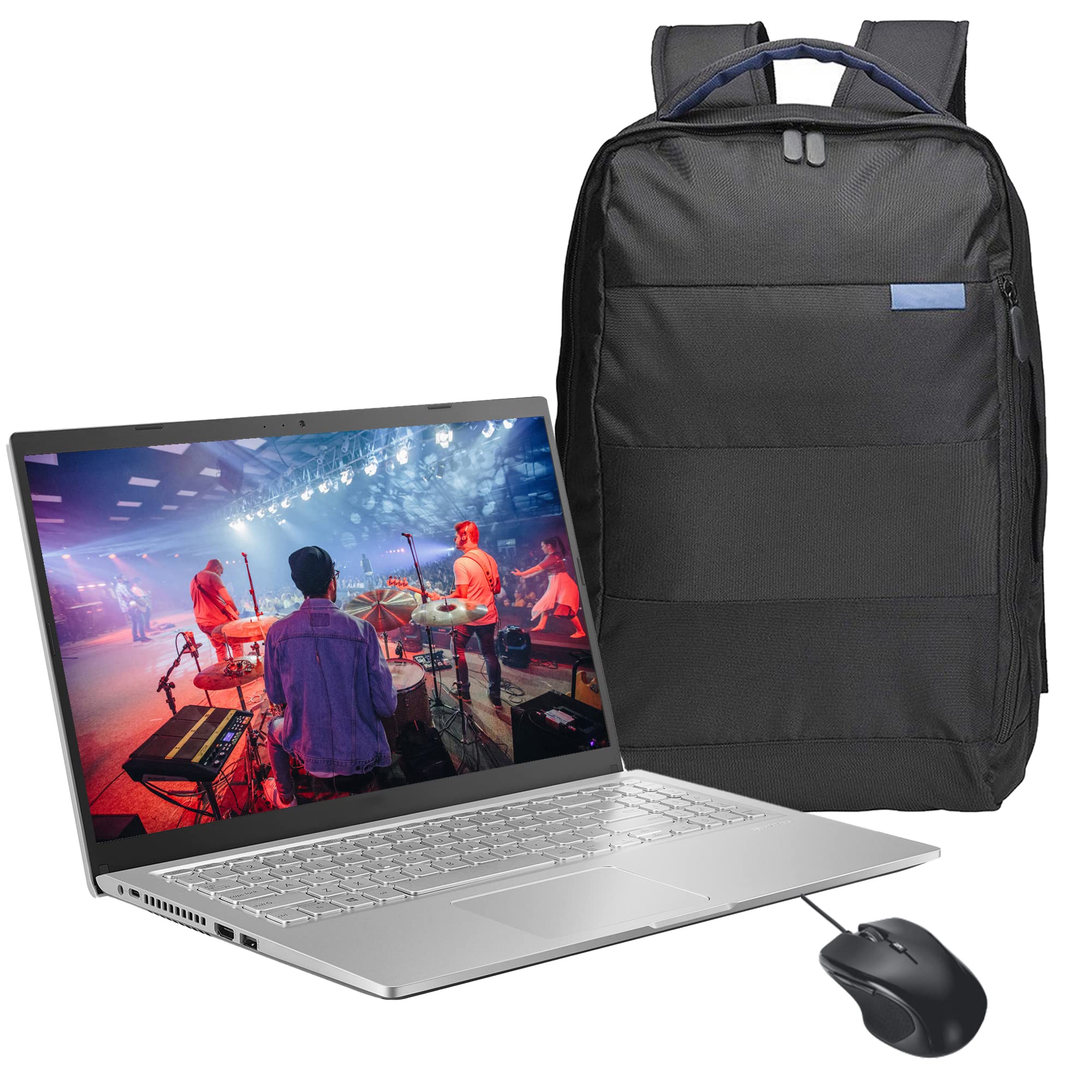 ASUS X515MA Laptop - Intel Celeron N4020 1.1GHz, 8GB DDR4 RAM, 128GB NVMe SSD + 1TB HDD, 15.6