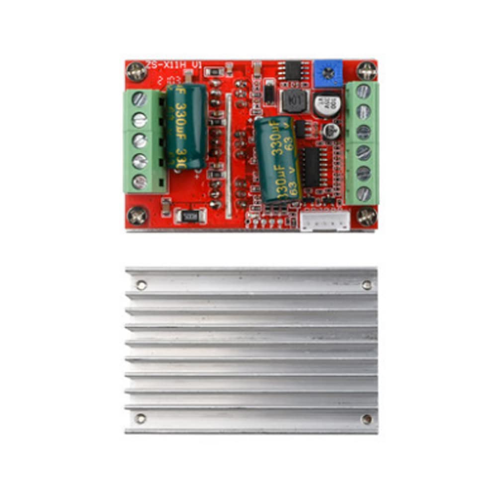 1 Pcs DC Brushless Motor Controller - BLDC 3 Phase PWM Hall Sensor Speed Controller 6-60V 400W for DIY Robotics, Electric Bikes, and Industrial Automation