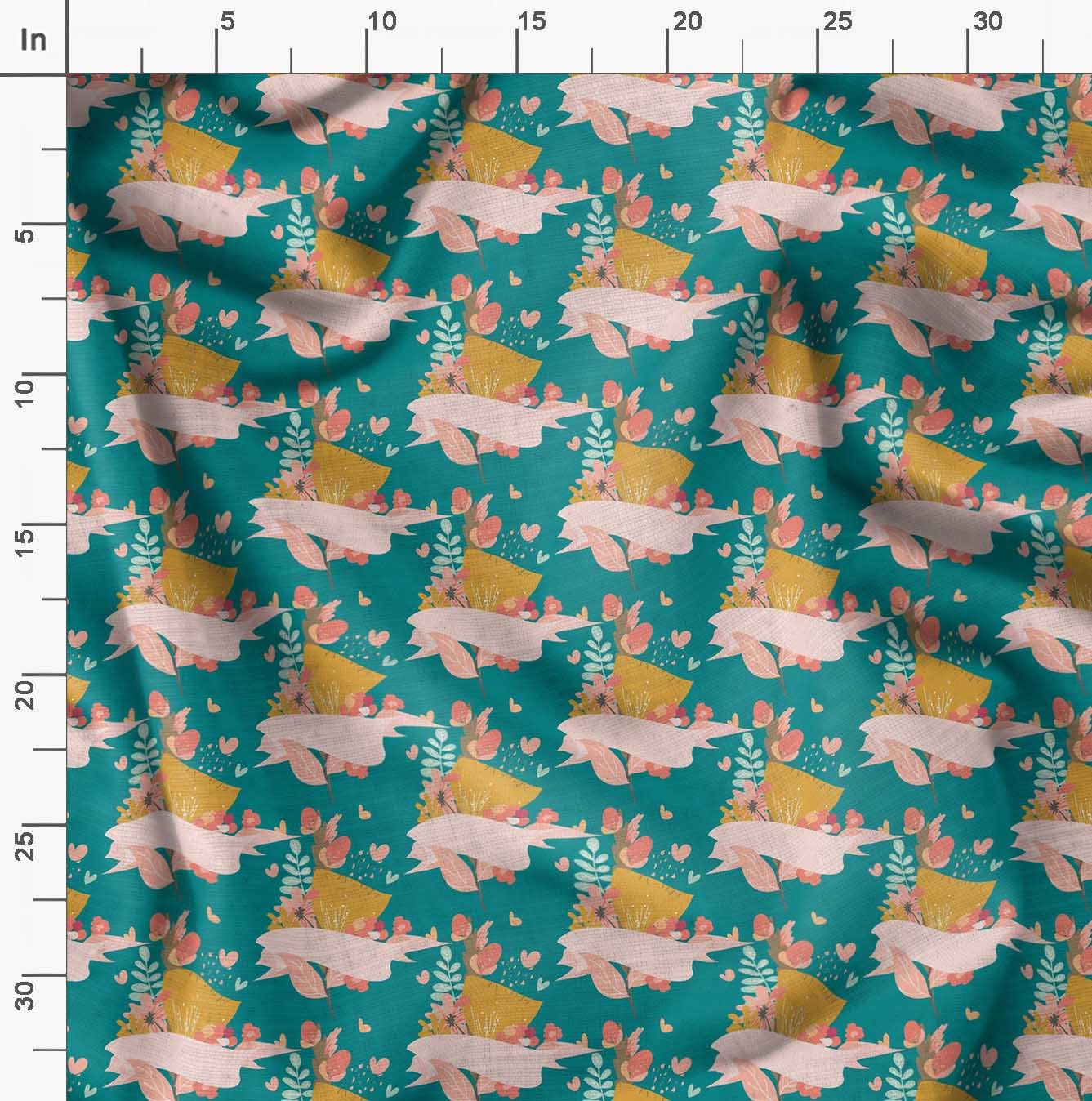Soimoi Moss Green Georgette Fabric by The Yard - 42 Inch Wide - Artistic Leaf & Floral Printed Fabric for Dresses, Scarves & Home Decor - Elegant & Trendy DIY Sewing Projects