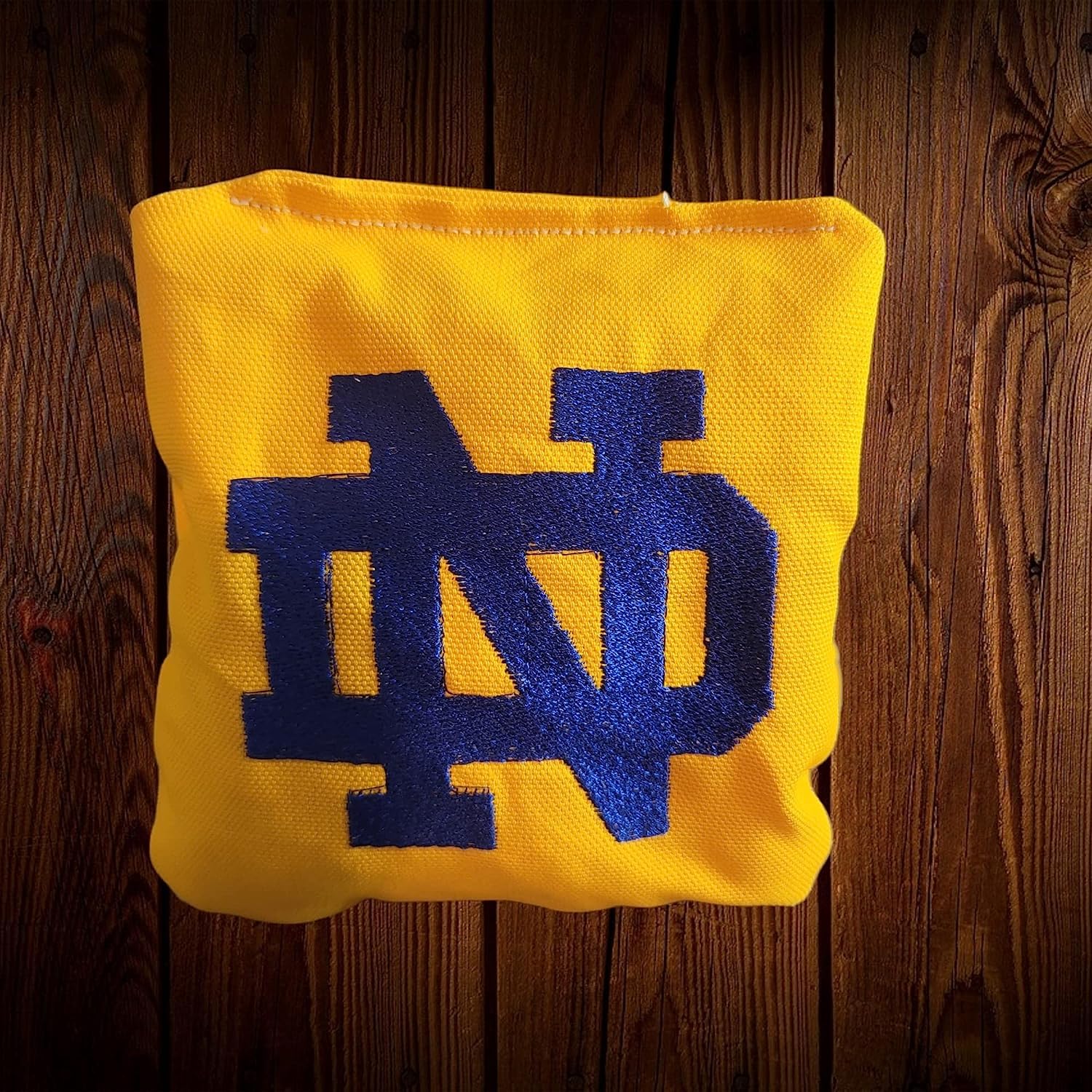 Premium All-Weather Notre Dame Cornhole Bags Set of 8 - Durable Outdoor Game Accessories for Tailgating, Backyard Parties & College Sports Events