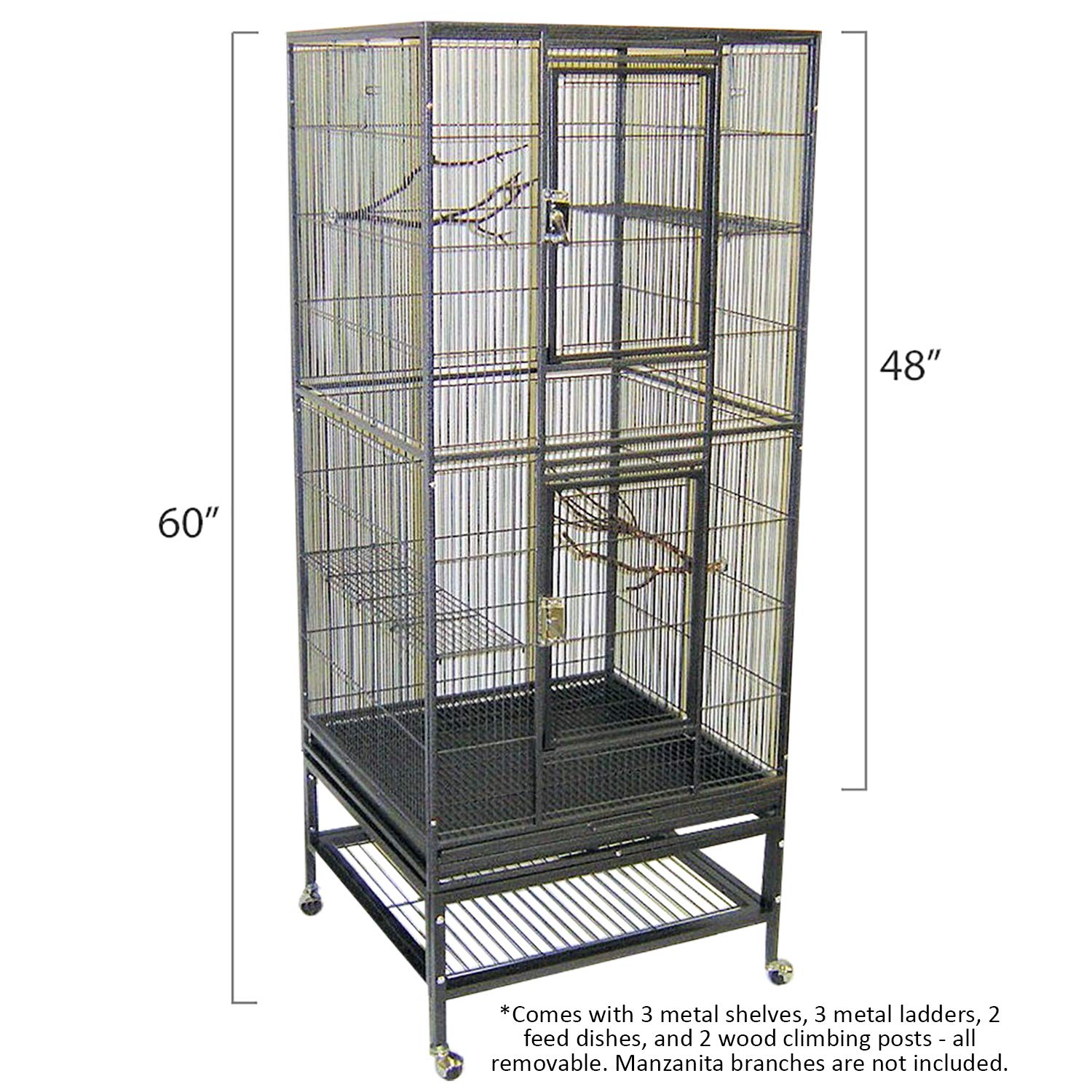Premium Madagascar Sugar Glider Cage & Starter Kit - Durable Cage, Exercise Wheel, Healthy Food, Water Bottle, Food Dishes & Nest Pouch for Small Pets | Perfect for Sugar Glider Habitat Setup & Daily Care