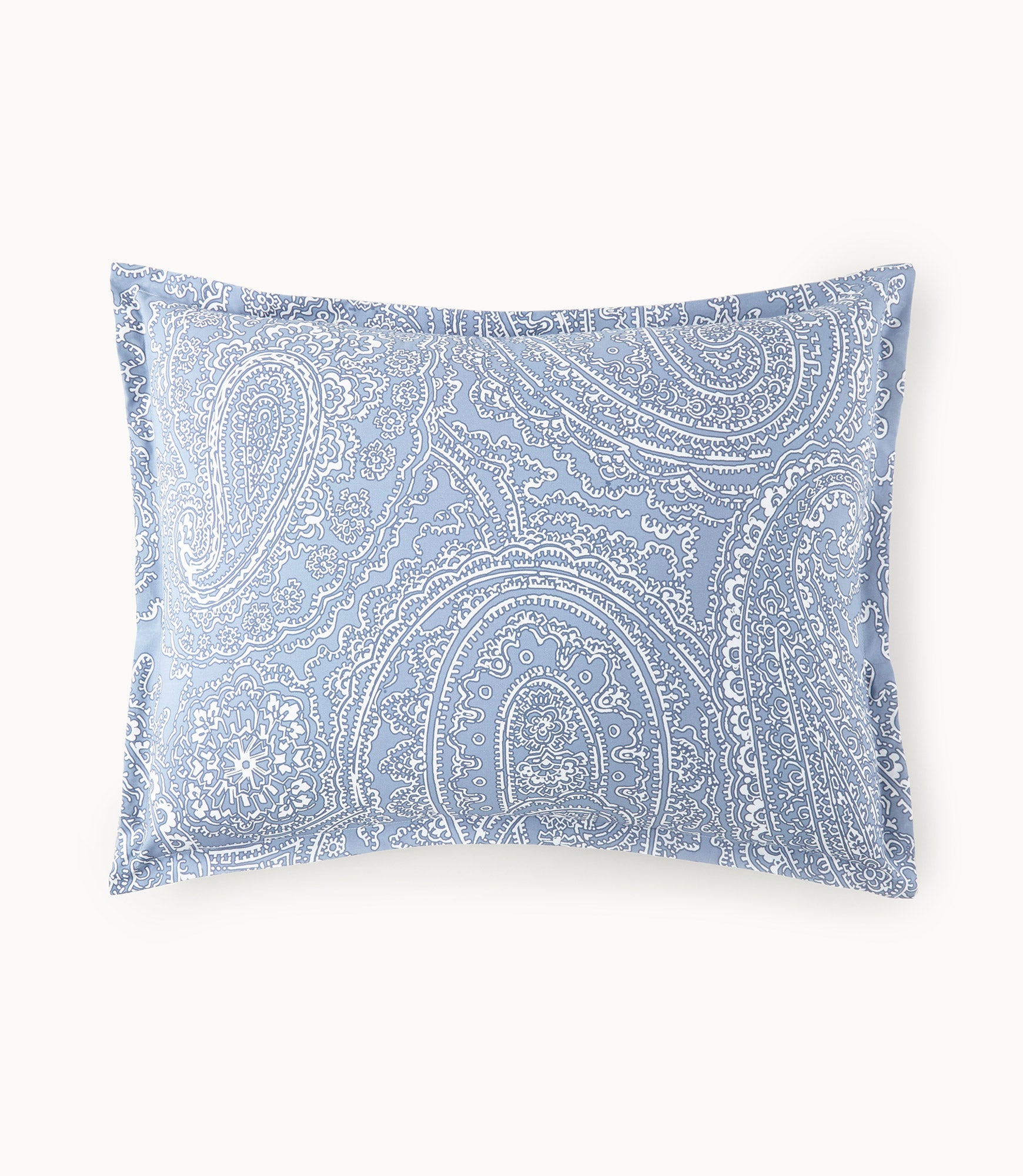 Paisley Percale Sham - Soft & Breathable Standard Pillowcase for Bedroom Decor - Perfect for Home, Hotel, and Guest Room Use