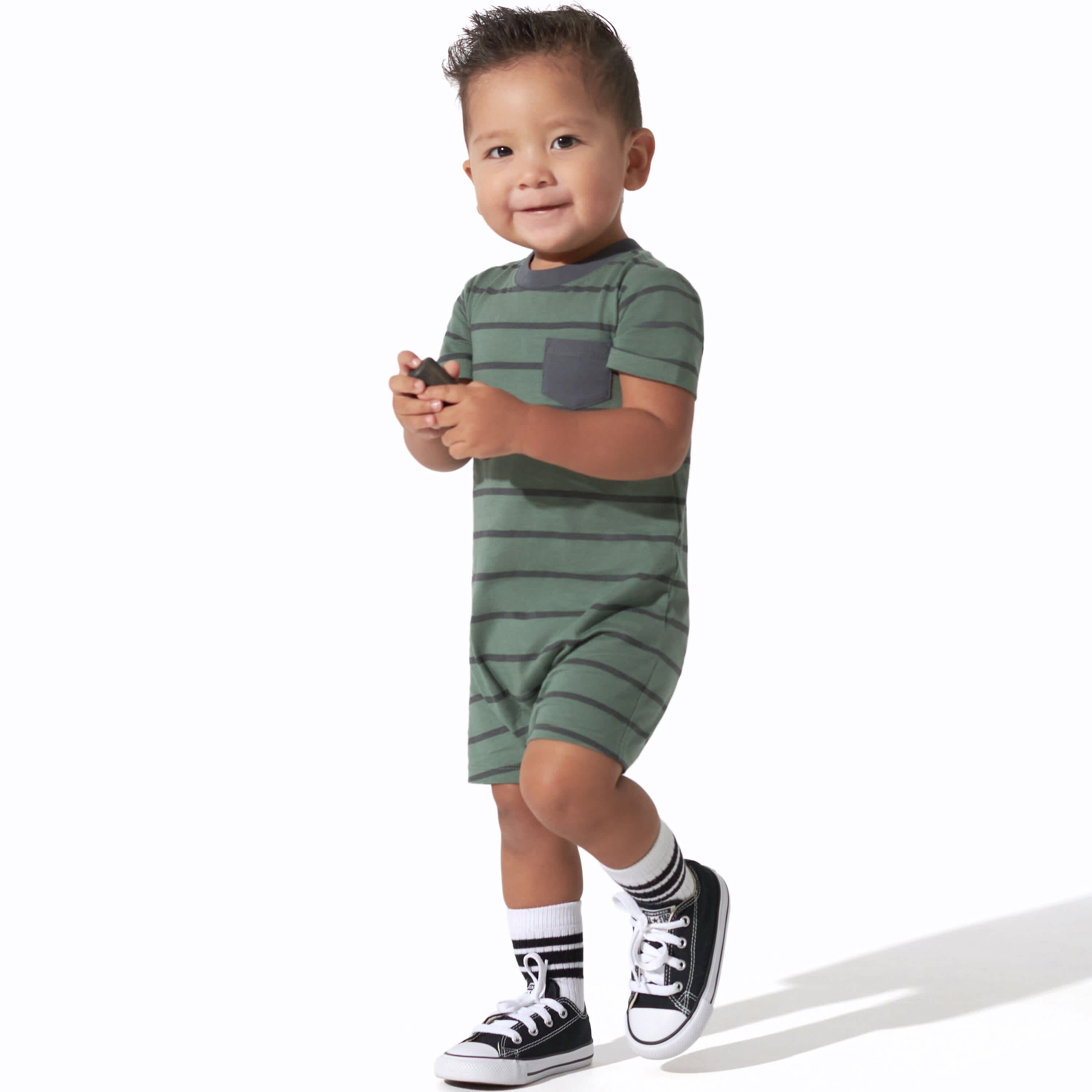 3 Pack Baby Boys Unbearably Cute Rompers - Soft Cotton Bodysuits for Newborns & Infants - Perfect for Playtime, Photo Shoots & Everyday Wear