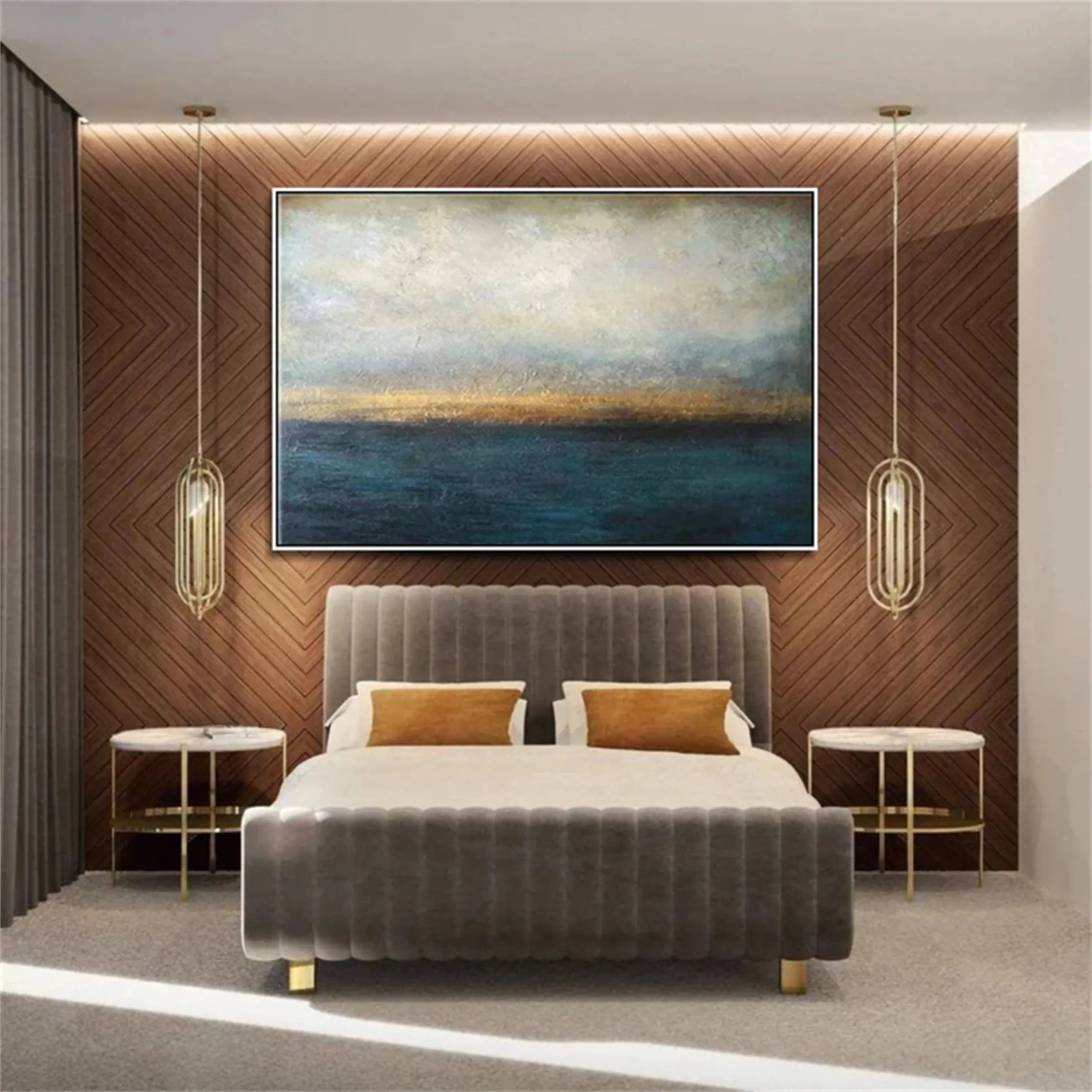 Abstract Painting #AB 128 - Modern Wall Art for Home & Office Decor - Perfect for Living Room, Bedroom, or Workspace