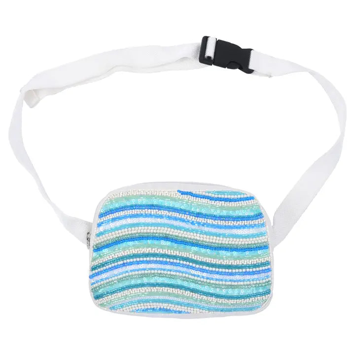 Handmade Beaded Belt Bag for Women - Stylish Crossbody Waist Pack with Adjustable Strap - Perfect for Festivals, Travel, and Everyday Use