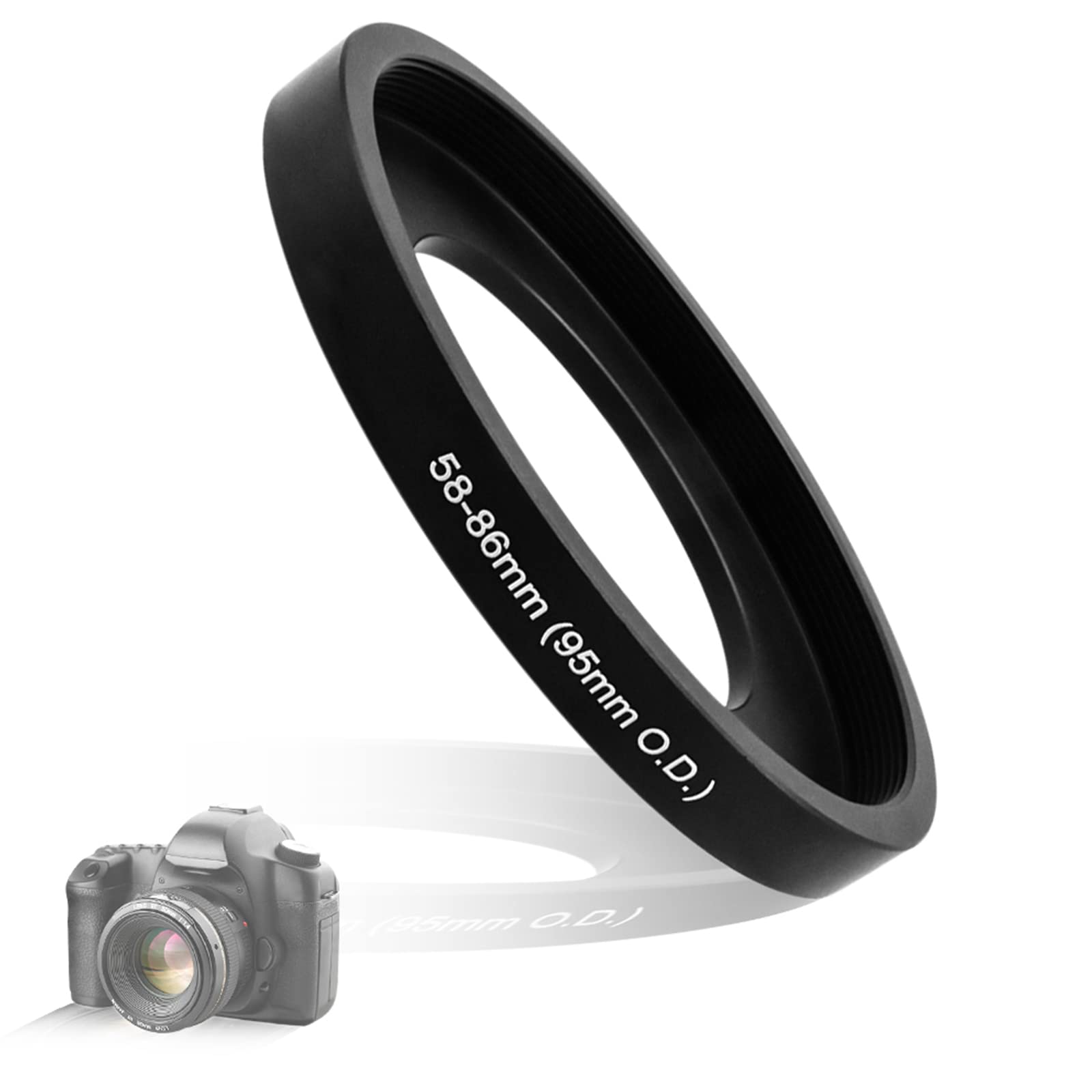 95mm Matte Box Lens Adapter Rings - Step Up Ring for Professional 95mm OD Matte Box - Perfect for DSLR, Mirrorless & Cinema Camera Rig Setups