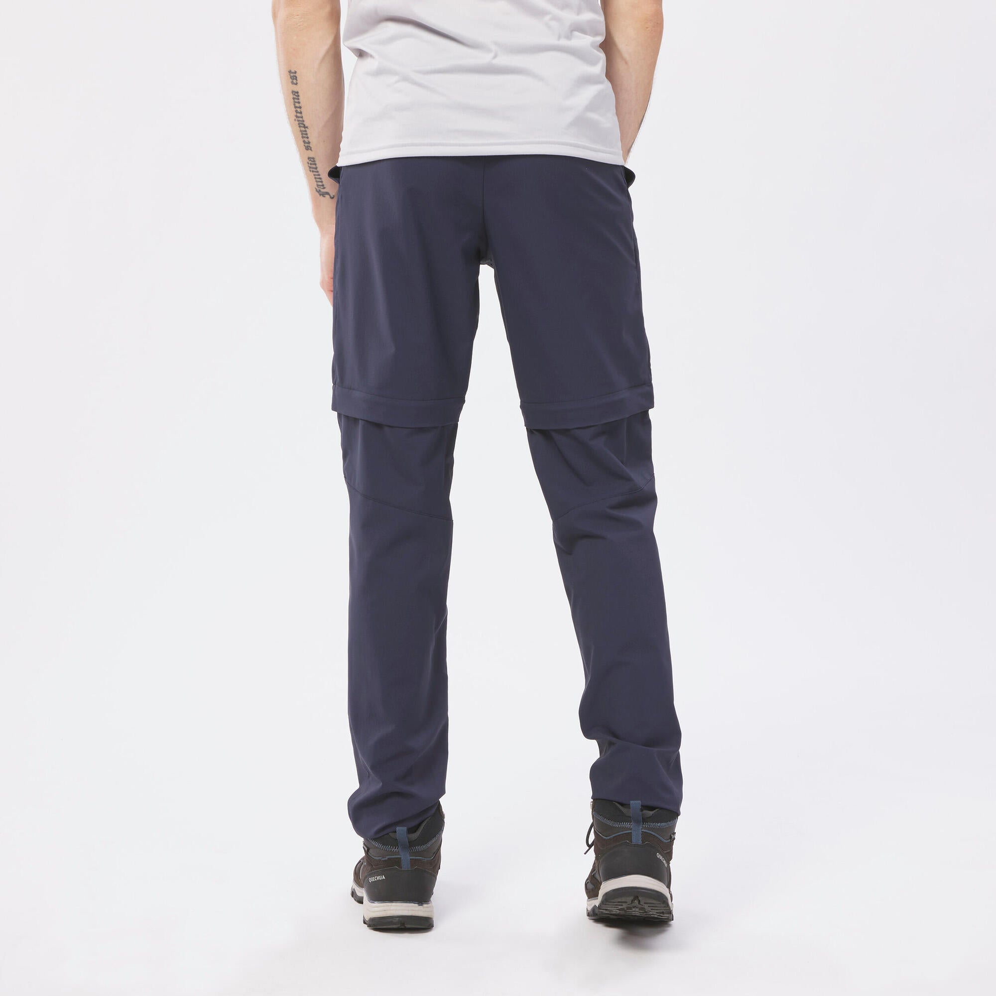 Quechua MH150 Men's Modular Hiking Pants - Lightweight, Quick-Dry & Convertible Outdoor Adventure Pants for Hiking, Camping & Travel