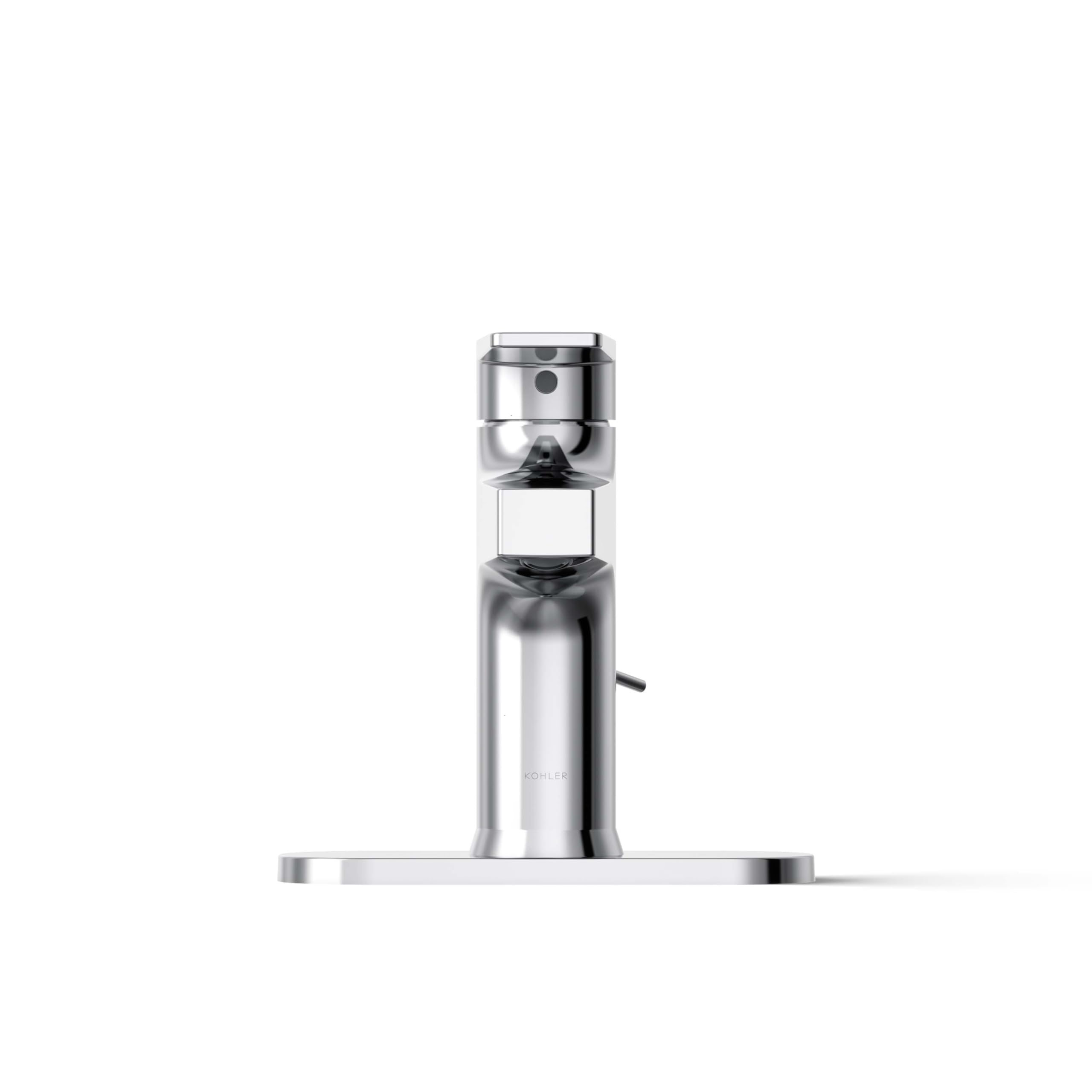 KOHLER Taut Single-Handle Bathroom Faucet with Pop-Up Drain - Chrome Finish for Modern Sinks