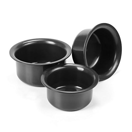 Premium Sumeet 3-Piece Hard Anodized Cookware Set (9-11 Inch) - Durable Non-Stick Pots & Pans for Indian Cooking, Stir Fry, and Everyday Kitchen Use