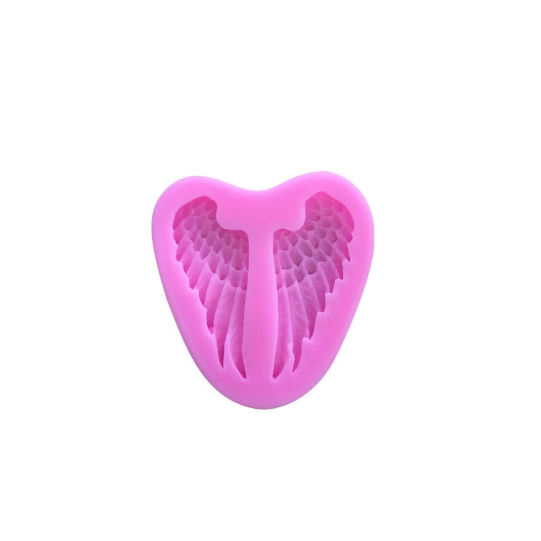 Angel Wings Silicone Mold for Baking - Chocolate, Cake, Jelly, Ice & Fondant - Reusable DIY Baking Accessories - Perfect for Birthday Cakes, Cupcakes, Wedding Desserts & Home Kitchen Decor