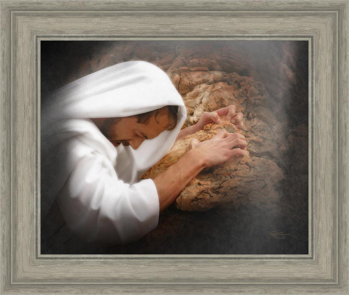 Not My Will But Thine - Inspirational Christian Wall Art Decor - Perfect for Home, Office & Church Decorations
