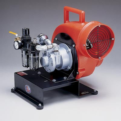 Allegro 9508 High-Power Air-Driven Confined Space Ventilation Blower - Industrial & Construction Safety Equipment for Tunnels, Basements & Underground Work Areas