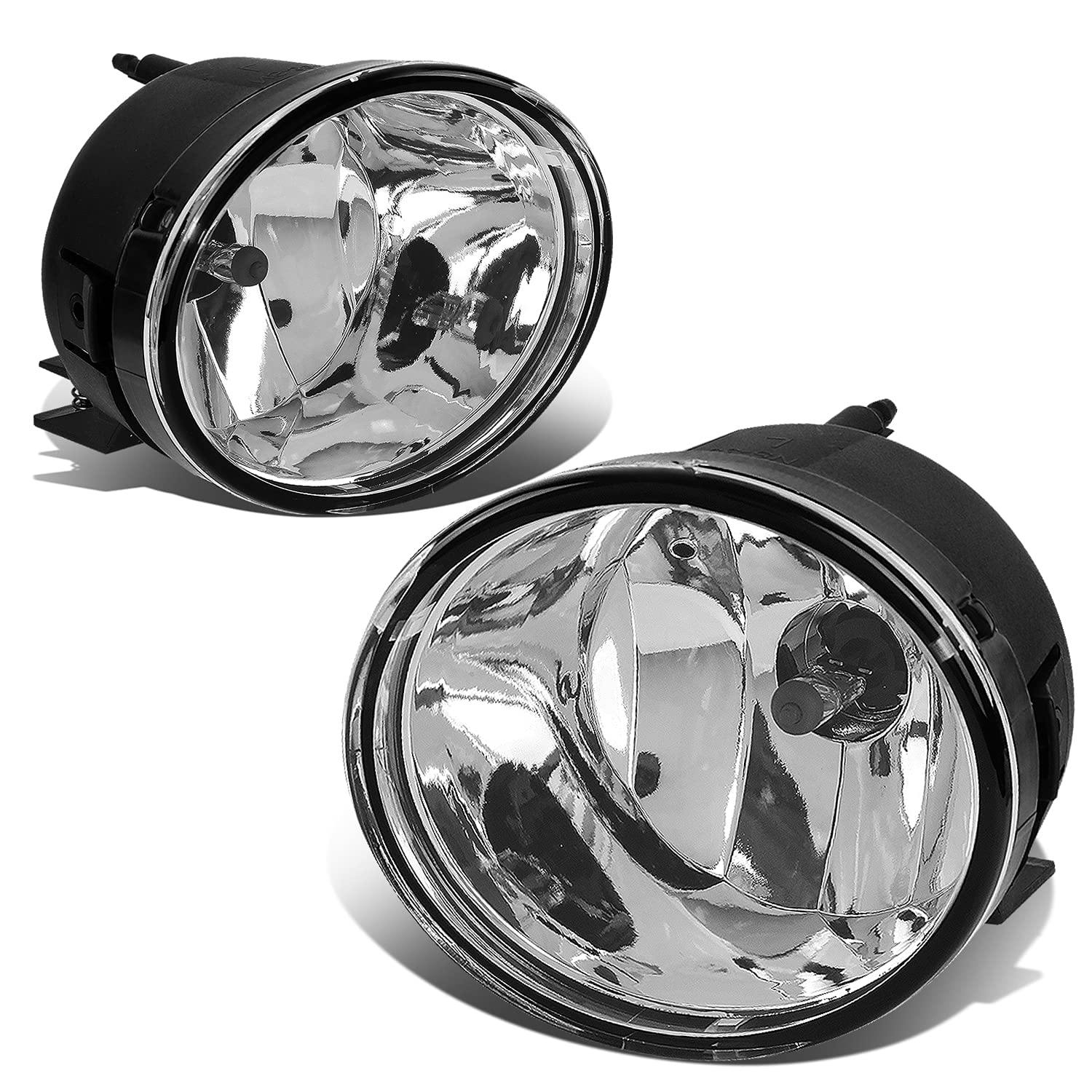 DNA MOTORING FL-ZTL-323-CH Fog Light Kit with Bulbs - Driver & Passenger Side for 2005-2015 Nissan Titan & 2005-2007 Armada - Enhances Night Driving Visibility & Safety in Foggy Conditions