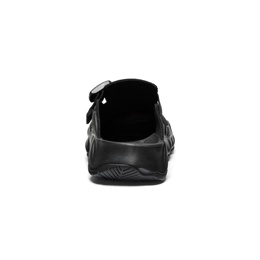 Women's Hyperport Leather Clog - Comfortable Slip-On Shoes for Women | Black/Black | Perfect for Nurses, Teachers & Healthcare Workers