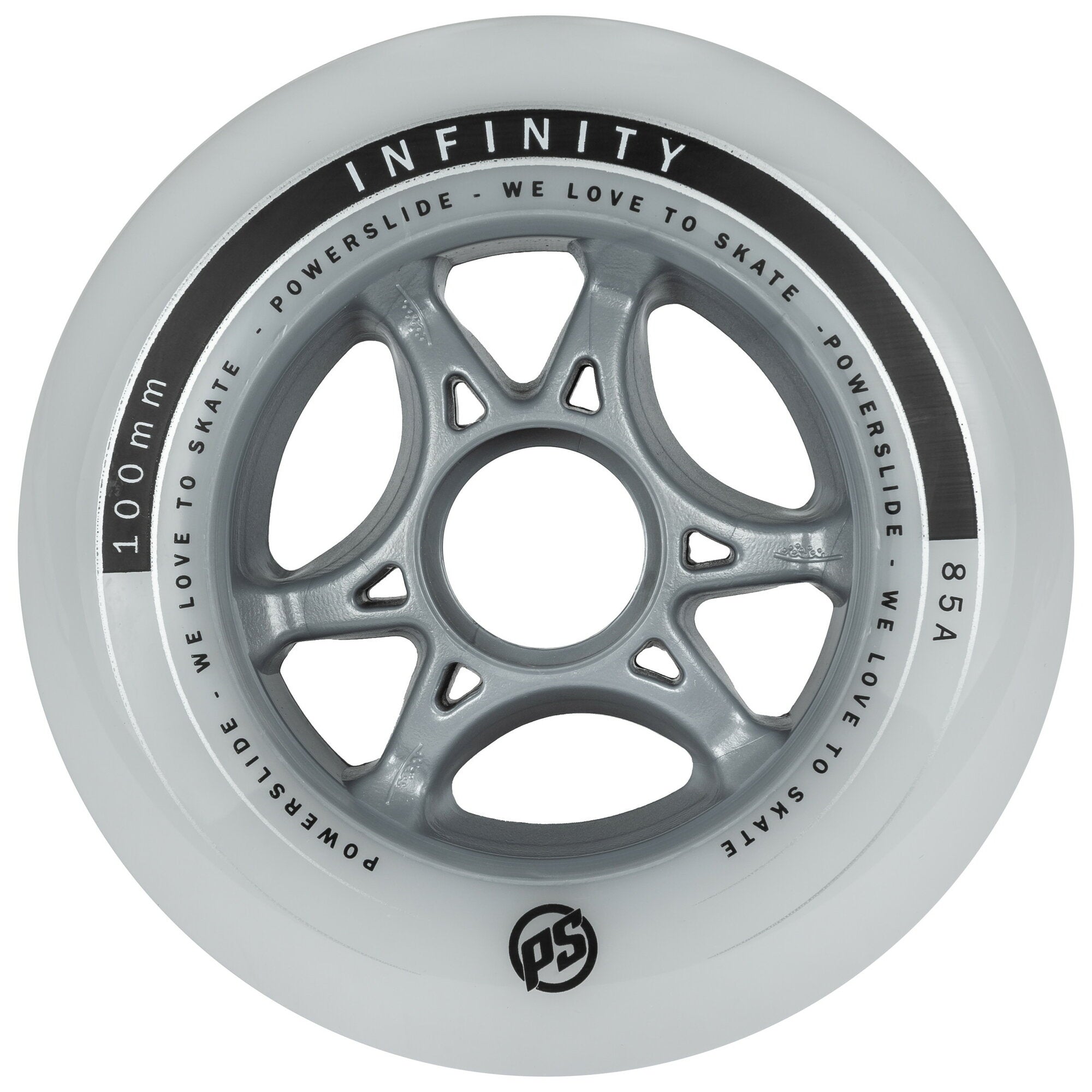 Infinity 100/85A Skateboard Wheels - 4 Pack Set for Smooth Riding & Tricks - Perfect for Street Skating, Park Rides & Longboard Cruising