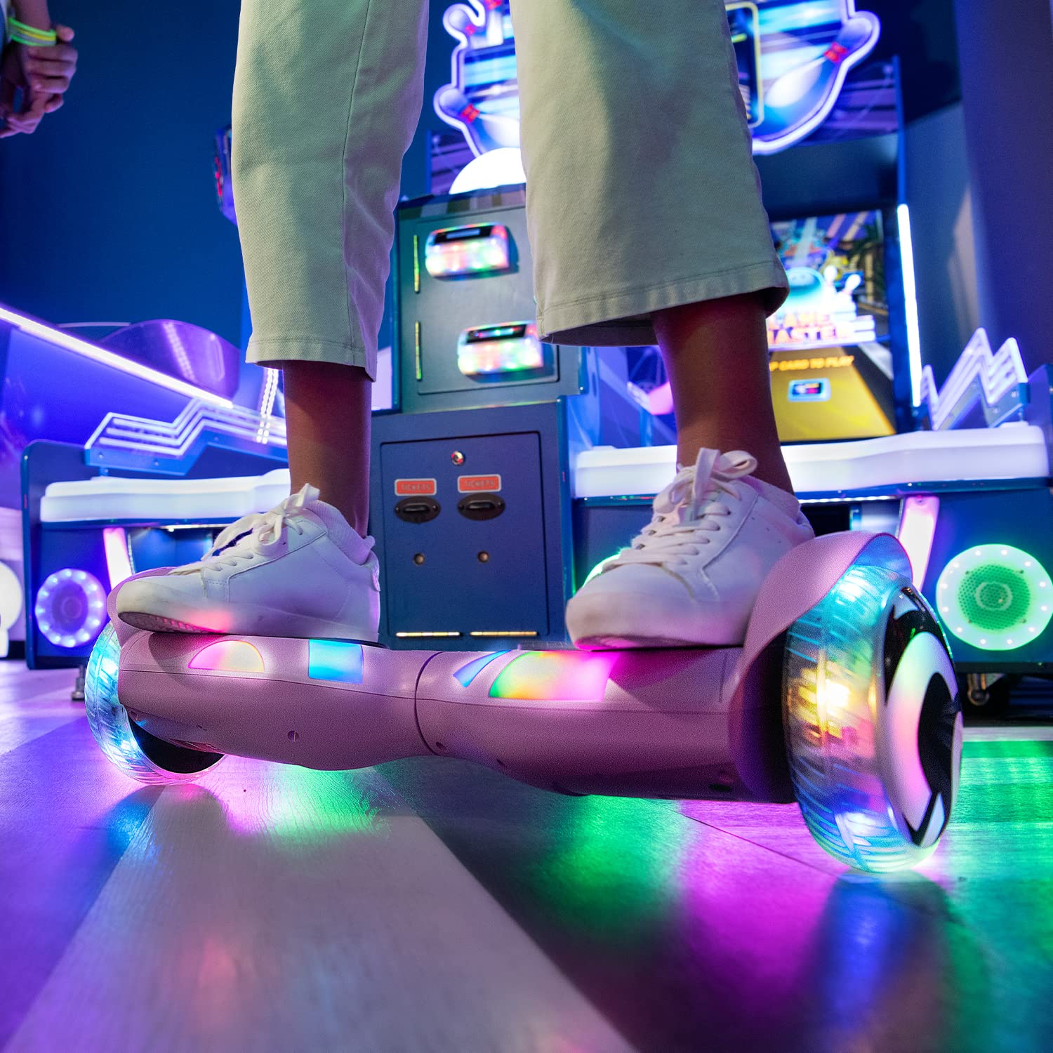 Jetson All-Terrain Self-Balancing Hoverboard with LED Lights & Light-Up Wheels - Electric Scooter for Teens & Adults - Perfect for Outdoor Adventures, Commuting & Fun Rides (Ages 12+)