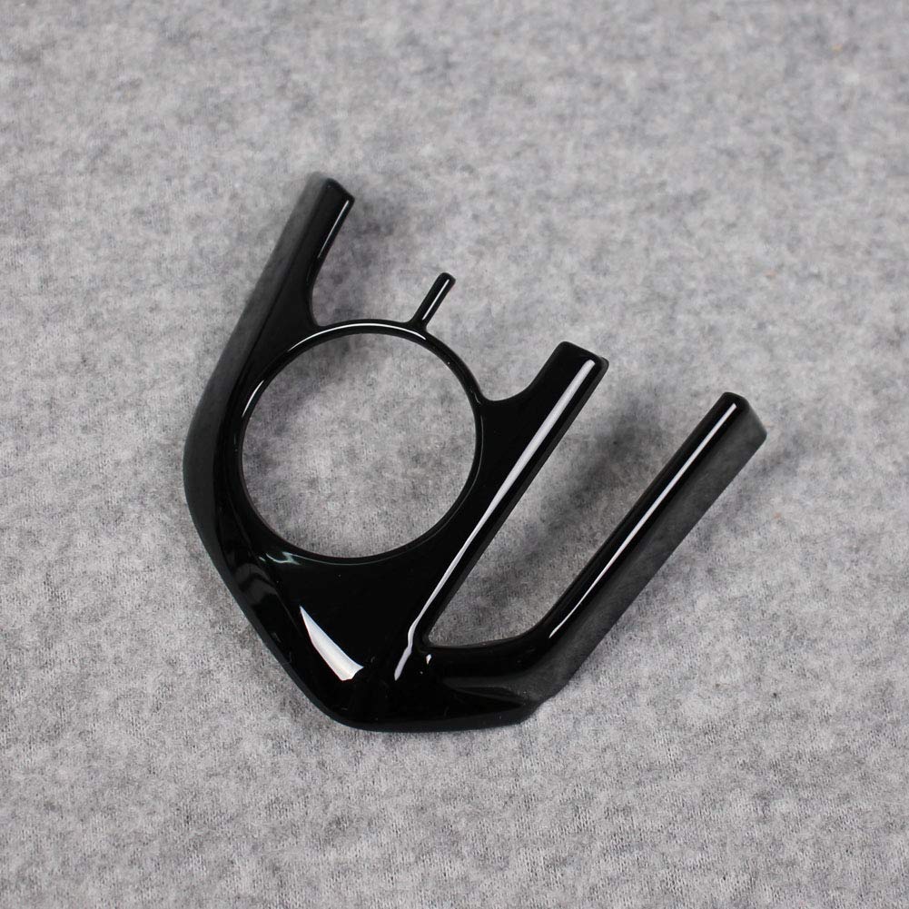 Beautost Toyota VENZA 2021-2024 Steering Wheel Trim Cover - Piano Black for Enhanced Interior Style