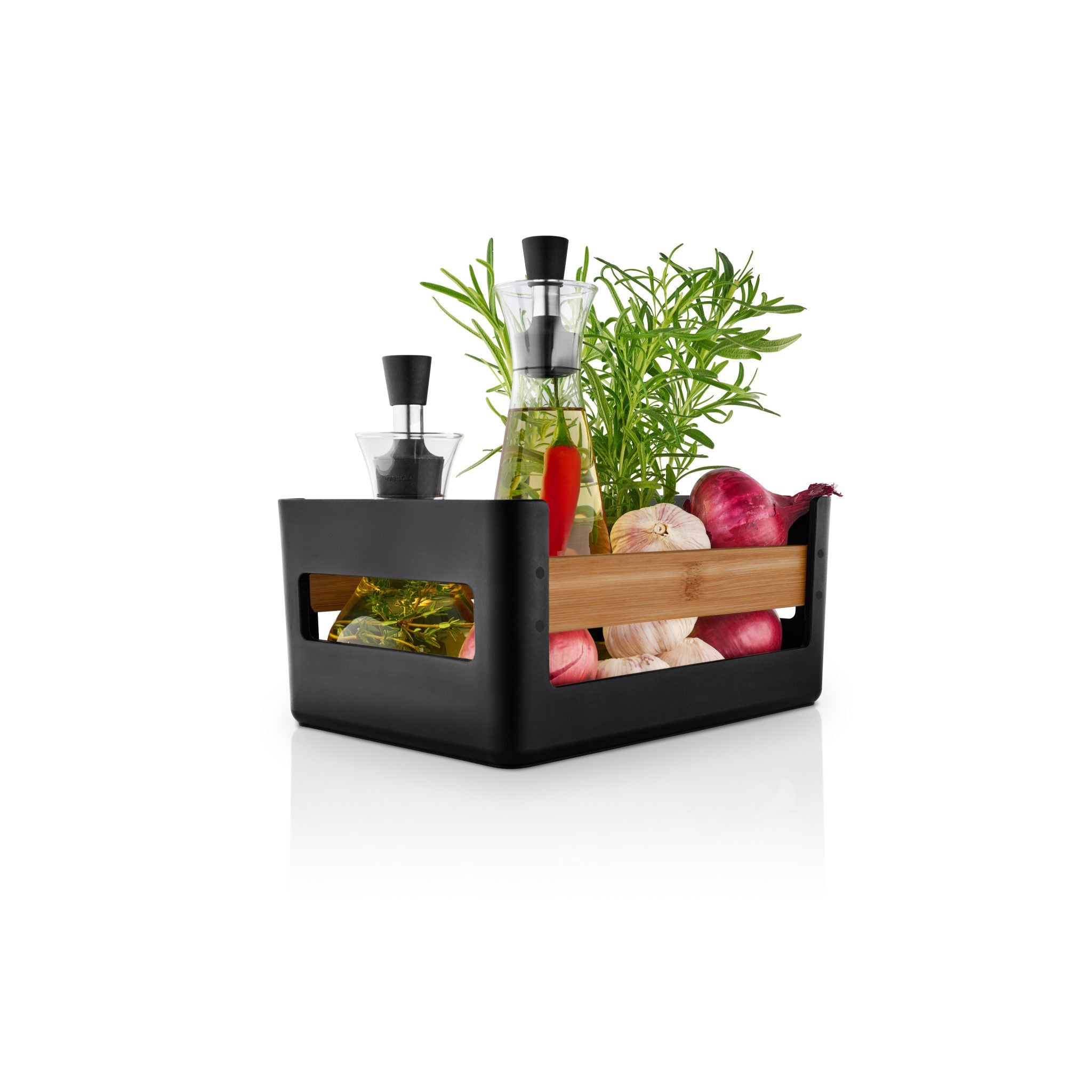 EVA SOLO Nordic Kitchen Pantry Crate - Stylish Storage Basket for Fruits, Vegetables & Kitchen Organization - Perfect for Pantry, Countertop or Farmhouse Decor