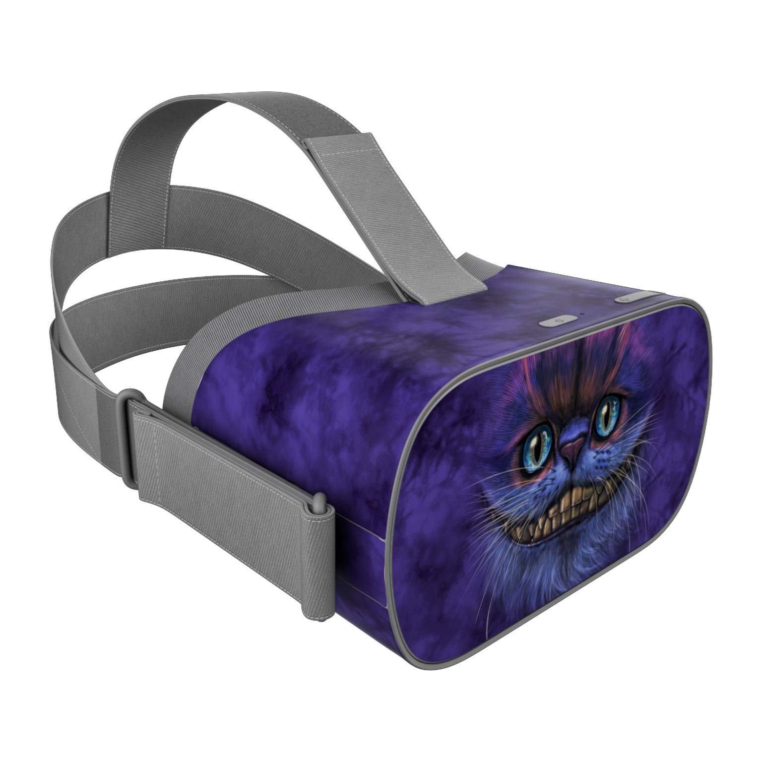 Cheshire Grin DecalGirl Skin for Oculus Go Mobile VR Headset - Ultra Thin Protective Vinyl Decal Wrap Cover - Perfect for Gaming, VR Entertainment & Headset Protection