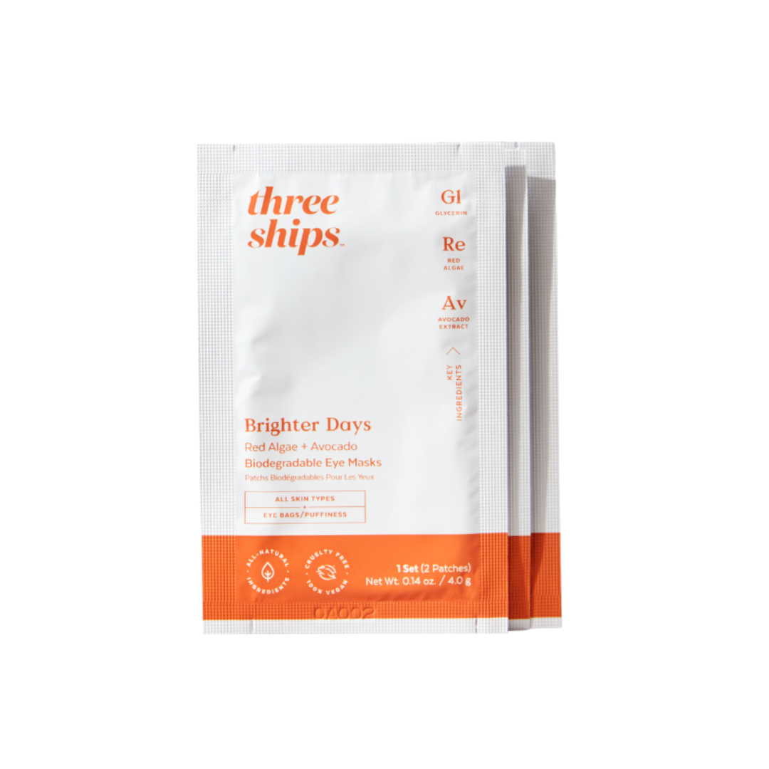 Brighter Days Eye Mask Trio Kit - Soothing Under Eye Patches for Dark Circles & Puffiness - Perfect for Travel, Work, and Nighttime Skincare Routine