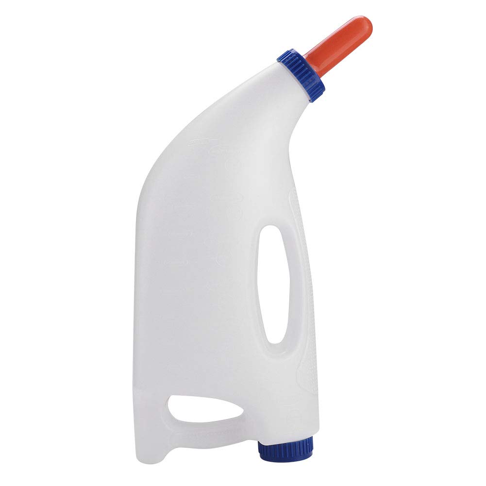 4L Calf Nursing Bottle with Handle & Regulating Valve - Durable Cow Milk Feeder for Baby Calves - Perfect for Farm Feeding, Ranch Use, and Dairy Calf Rearing