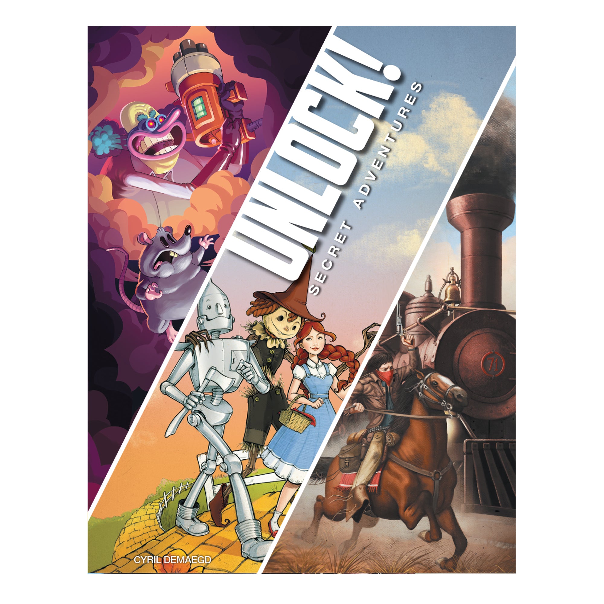 UNLOCK! Secret Adventures - Escape Room Board Game for Family & Friends - Perfect for Game Nights & Team Building Activities