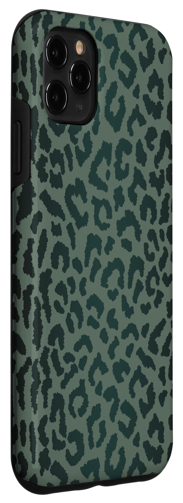 iPhone 11 Pro Max Case - Premium Leopard Cheetah Print Protective Cover for Midnight Green | Fashionable & Durable Phone Case for Daily Use, Travel & Outdoor Activities