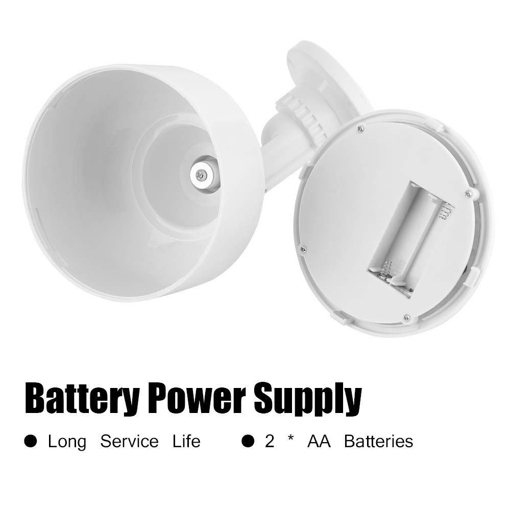 Fake Security Camera with Flashing LED & 360° Rotation - Dummy Dome Surveillance Camera for Home & Business Protection - Ideal for Deterring Burglars & Enhancing Property Security