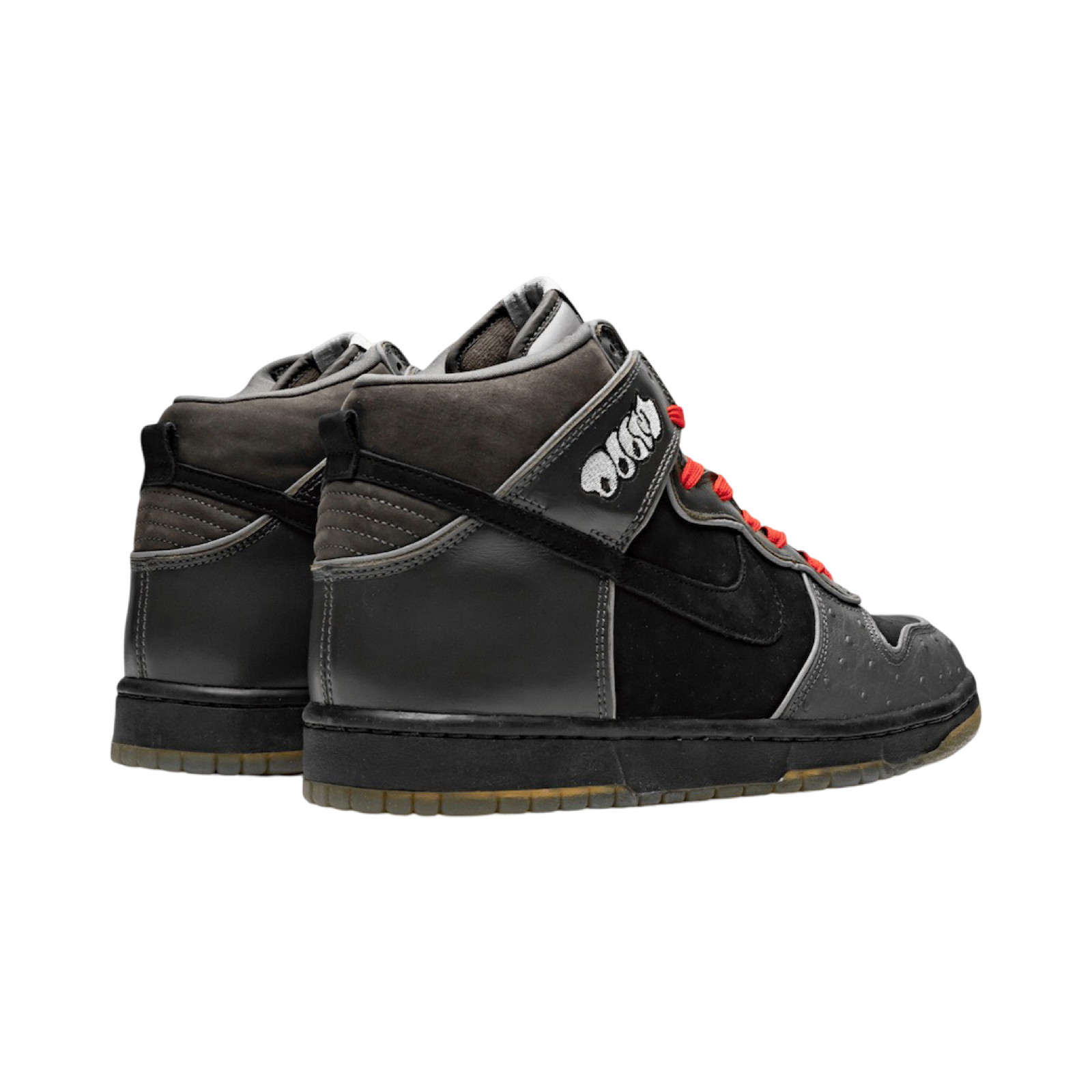 Nike SB Dunk High Premium MF Doom Sneakers - Black & Midnight Fog Colorway - Limited Edition Skateboarding Shoes for Men | Perfect for Streetwear Fashion & Skateboarding Enthusiasts
