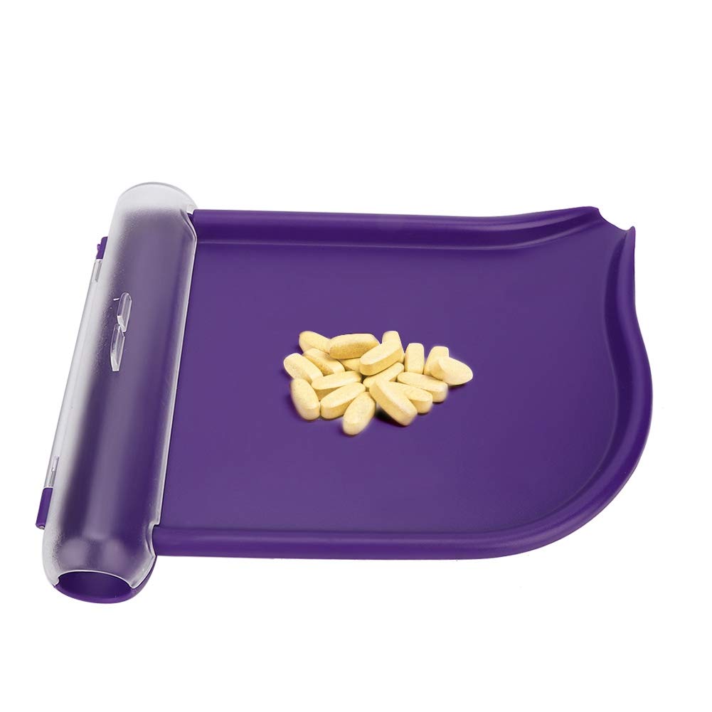 ABS Pill Counting Tray for Pharmacists - Ergonomic Plastic Medicine Dispensing Tray with 7 Compartments - Perfect for Pharmacy Technicians, Drug Counting & Medication Organization (Home/Clinic/Hospital Use)