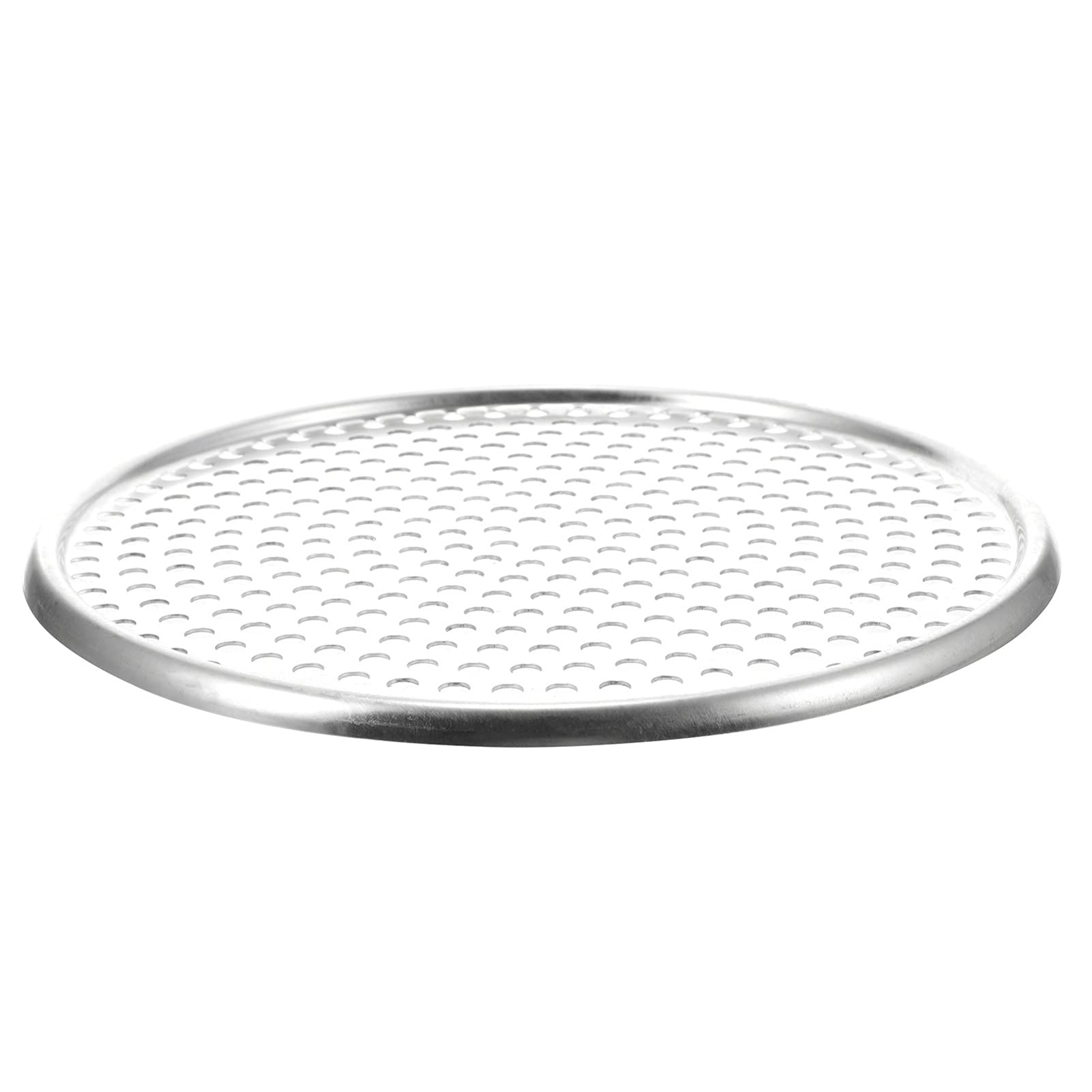 Nonstick 8 Inch Aluminum Alloy Pizza Pan with Holes - Crispy Crust Baking Tray for Home, Restaurant & Kitchen Use - Perfect for Baking, Grilling & Reheating Pizza