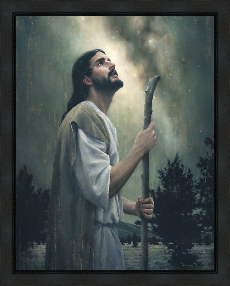 In Awe of His Creations Gallery Wrap Canvas - Religious Wall Art Decor for Home & Church - Perfect for Living Room, Bedroom & Worship Spaces