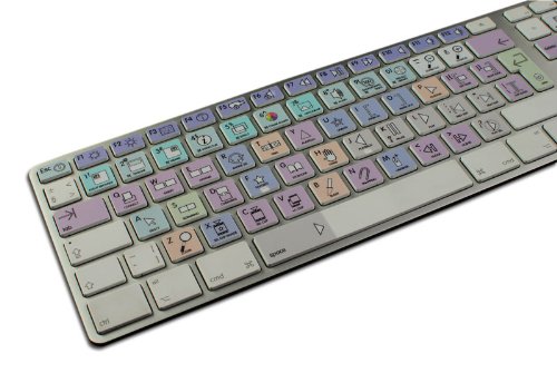 Apple Final Cut Pro X Galaxy Series Keyboard Stickers - Compatible with MacBook, iMac, Mac Pro - Perfect for Video Editors & Content Creators
