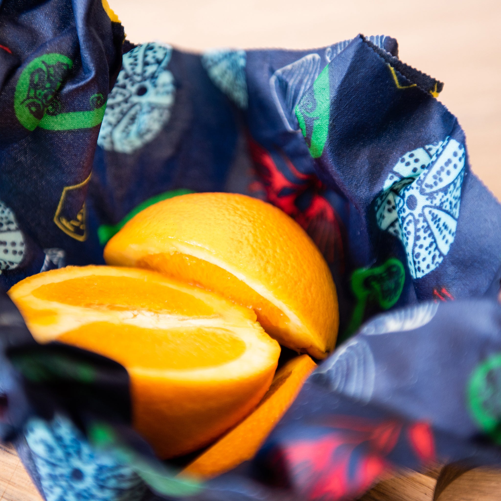 Organic Beeswax Food Wraps - 3 Pack Reusable Eco-Friendly Food Storage for Sandwiches, Fruits & Leftovers | Sustainable Kitchen Essentials for Zero Waste Living