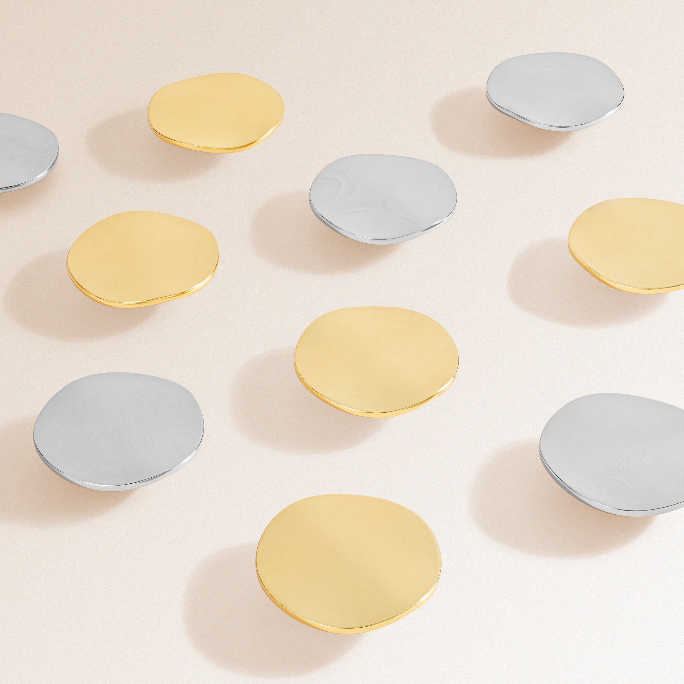 Ripple Hardware Knob - Premium Metal Cabinet Knob for Furniture & Drawers - Perfect for Kitchen, Bathroom & Office Cabinets