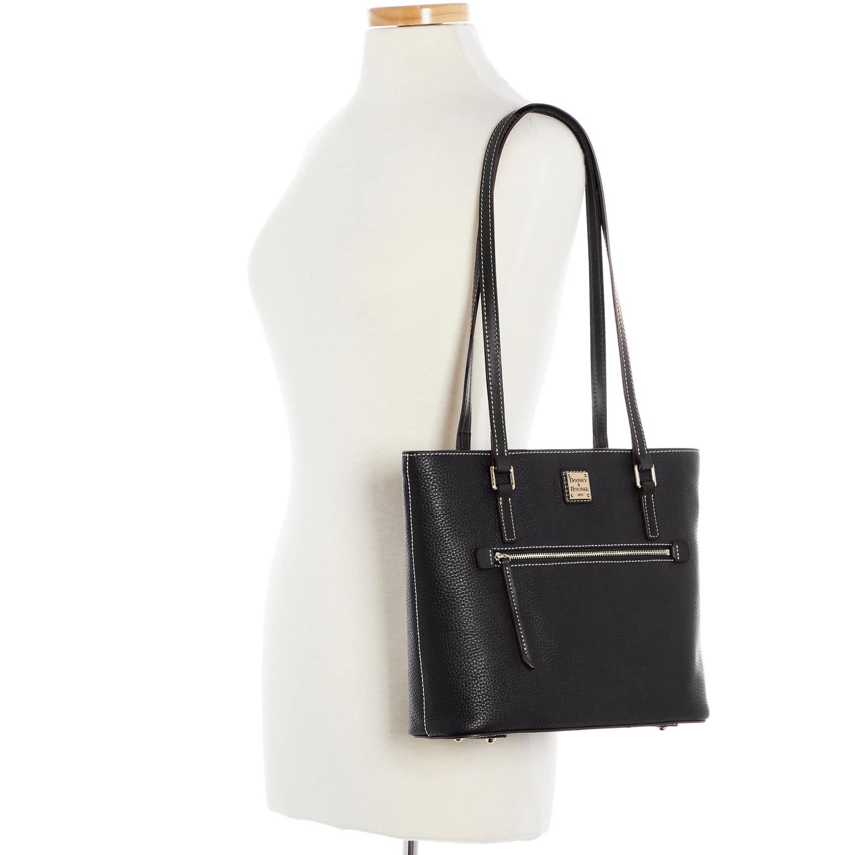 Dooney & Bourke Pebble Grain Leather Shopper Tote Handbag for Women - Stylish & Durable Designer Purse for Work, Travel & Everyday Use