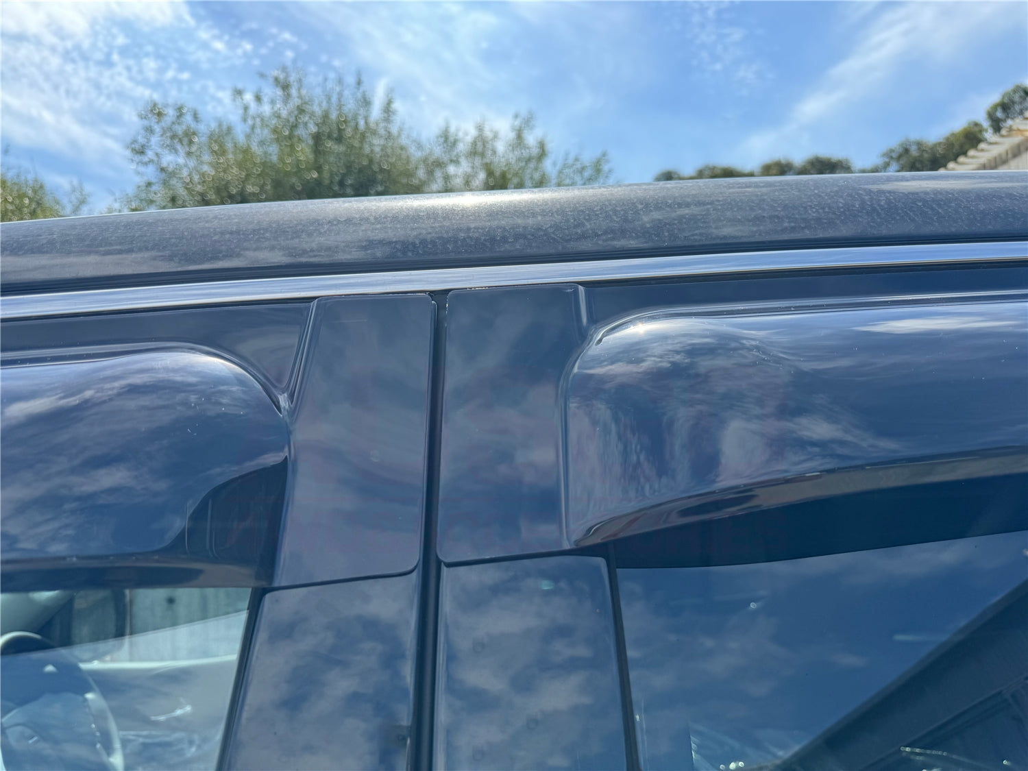 Nissan Patrol Y62 2012-2019 Wide Weather Shields & Bonnet Protector - Durable Car Accessories for Off-Road & All-Weather Protection